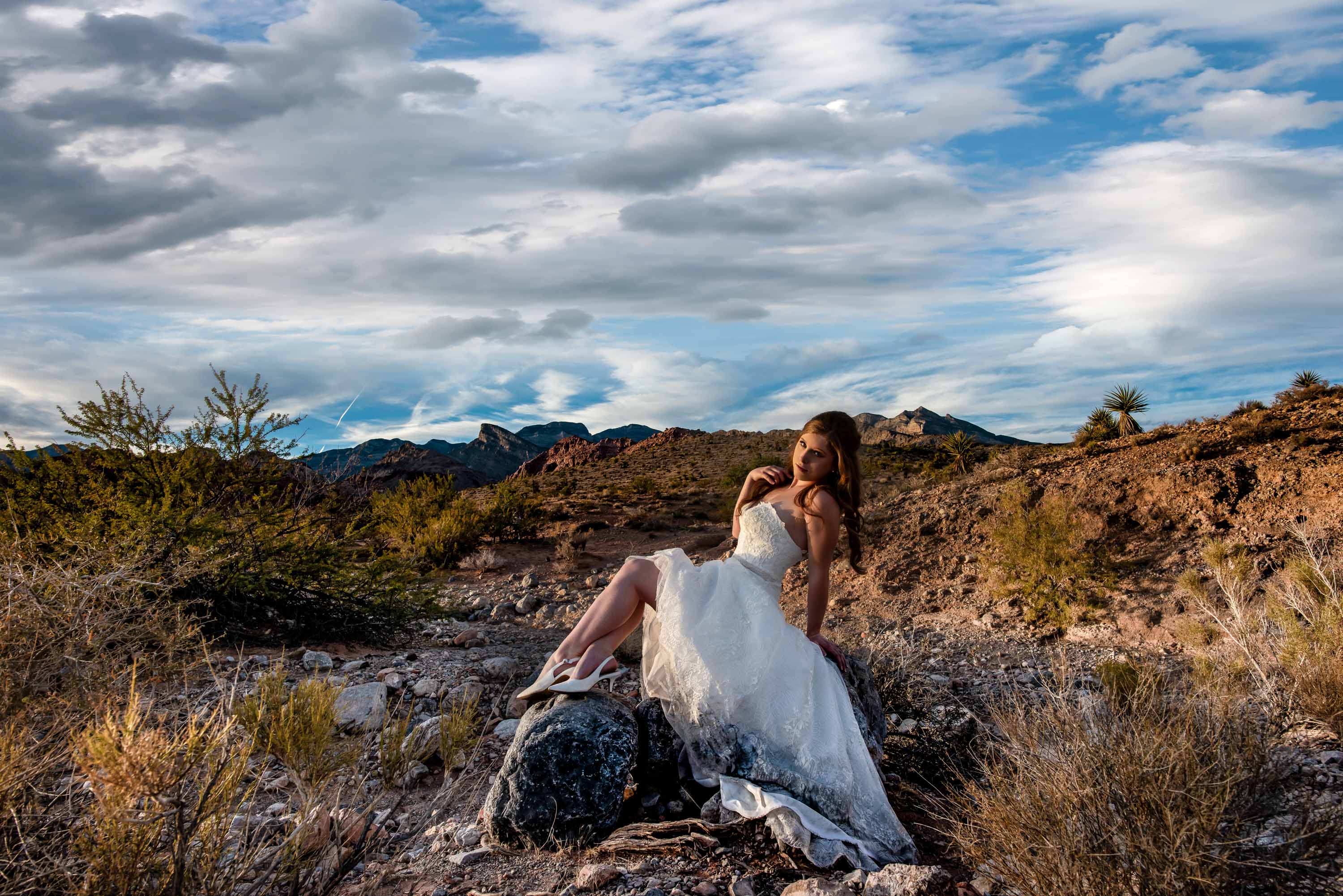 Desert elopement photos | Las Vegas elopement photographer