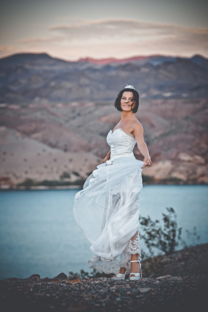 Desert wedding photography | Nelson Ghost Town weddings | Agi and Manuel