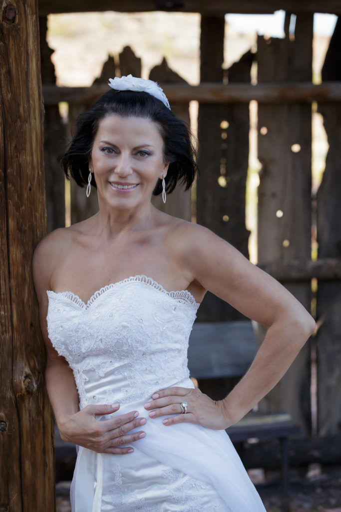 Desert wedding photos | Nelson Ghost Town weddings | Agi and Manuel