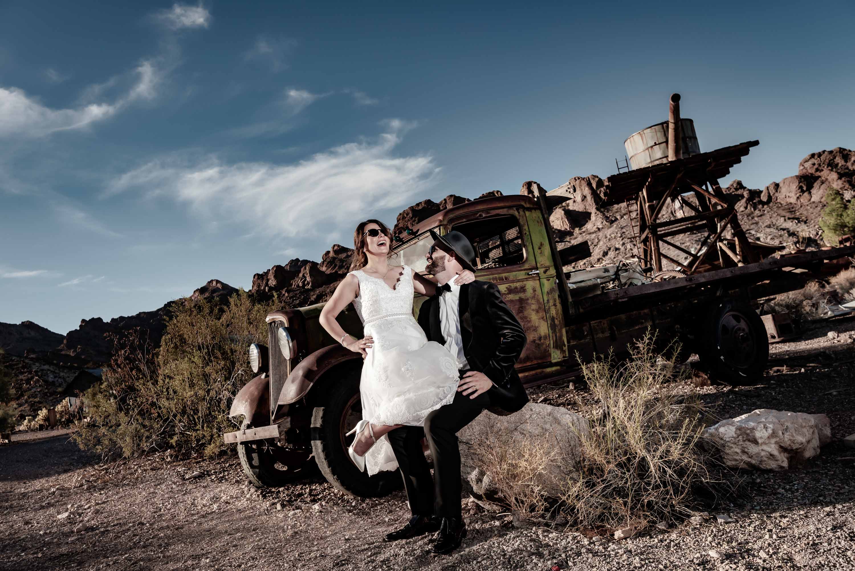 Elopement photos | Nelson Ghost town elopement photographer