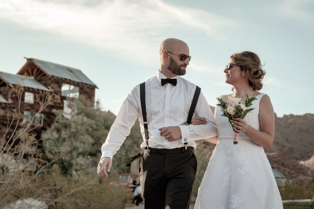 Elopement photos | Nelson Ghost town elopement photographer