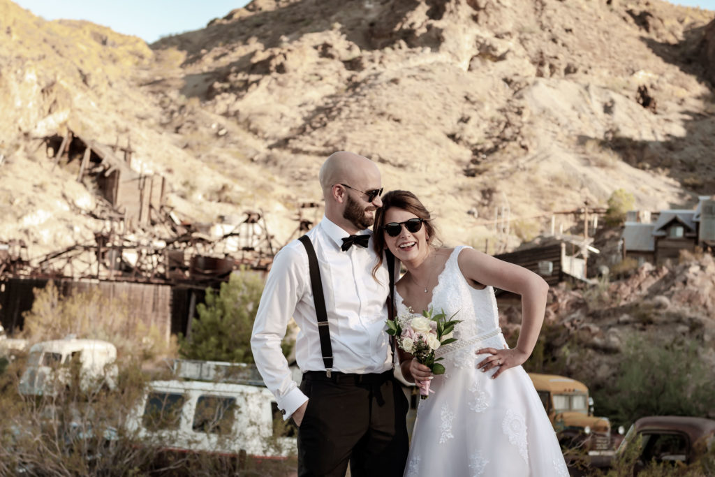 Elopement photos | Nelson Ghost town elopement photographer