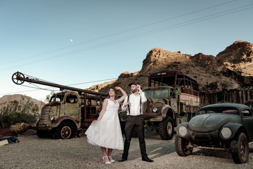 Elopement photos | Nelson Ghost town elopement photographer
