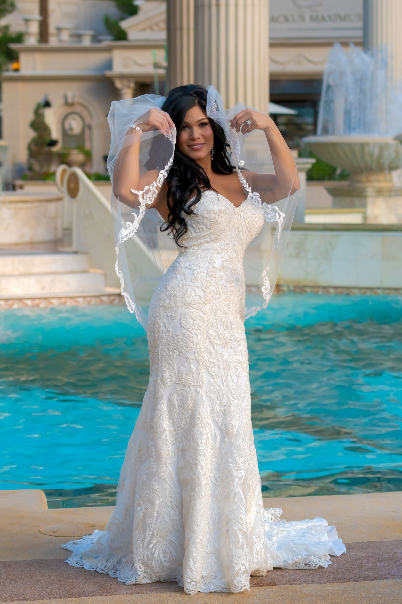 Las Vegas wedding photographers | Caesars Palace weddings | Las Vegas Strip