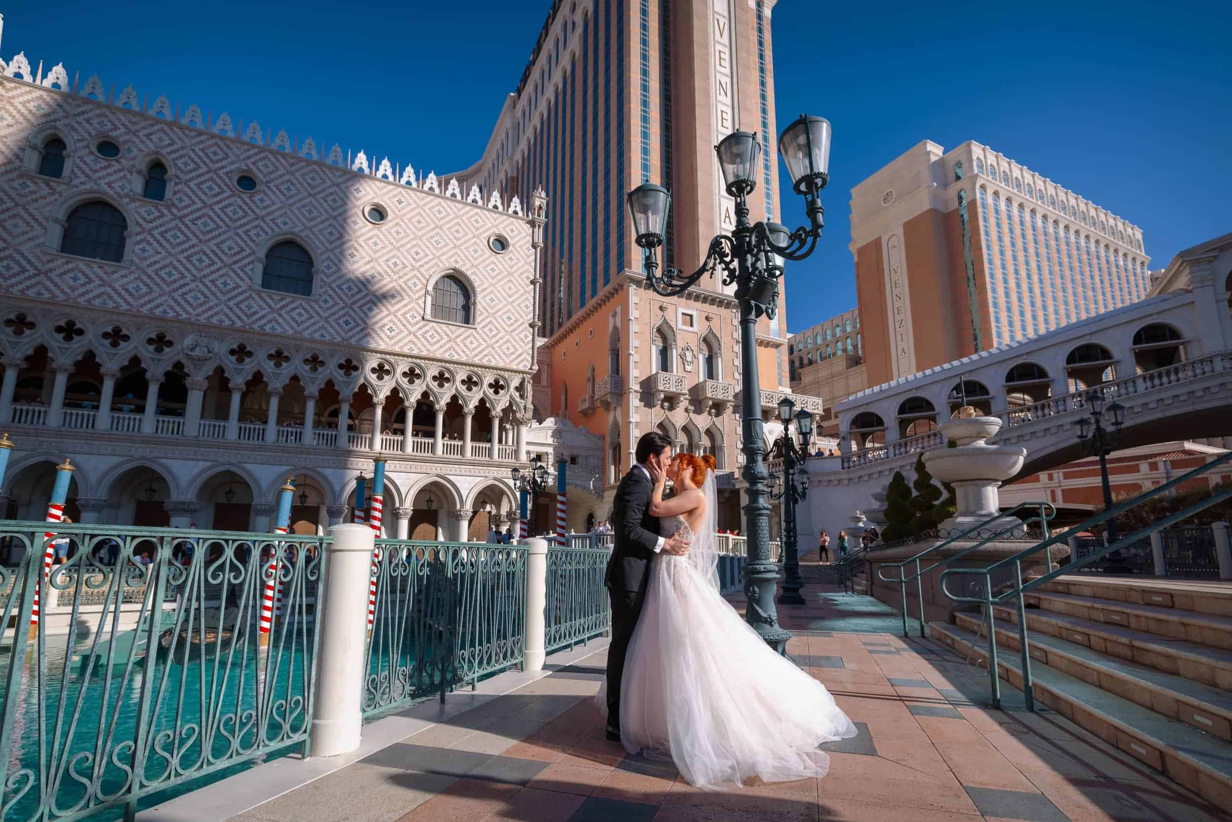Las Vegas Wedding Photography at Venetian Hotel Casino with Oliver and Ashley photographed by Zoltan Redl Nagy.