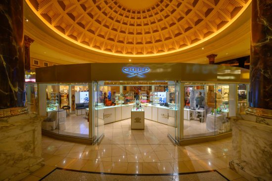 Las Vegas event photography luxury retail experience at Creed boutique in Caesars Palace Forum Shops, photographed by Zoltan Redl-Nagy