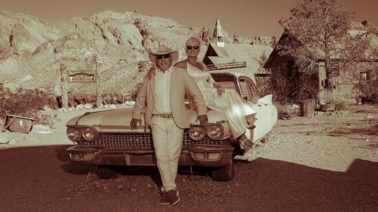 Las Vegas Vow Renewal – Phyllis & Steve | Nelson Ghost Town Love Story